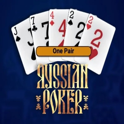 Russian Poker game by OneTouch Games – logo hosted on WinLion Casino